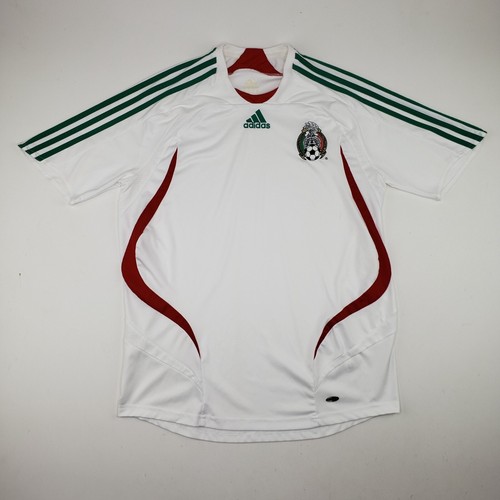 Vintage 2007-2008 Adidas Mexico Away Jersey Clima Cool Football Shirt Medium Y2K - 第 2/21 張圖片