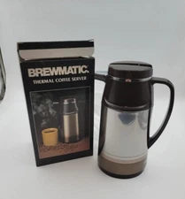 Vintage Brewmatic Carafe Coffee Thermal Server Pot 36oz 1984 NOS