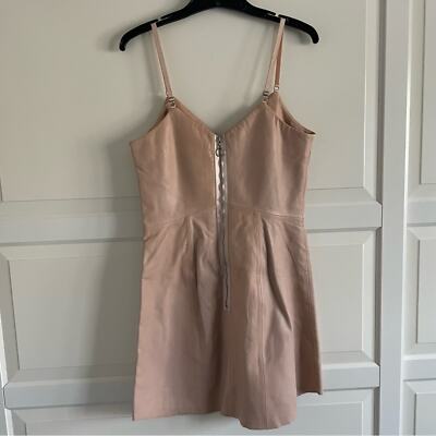 Veda lamb leather slip dress tan genuine leather 22779 | eBay