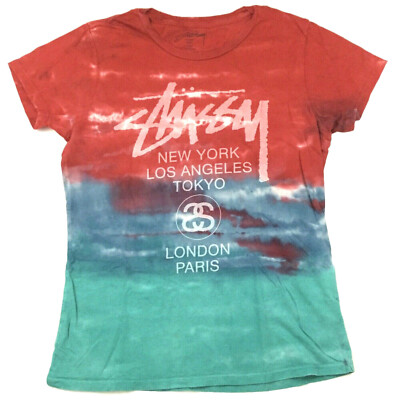 stussy rainbow shirt