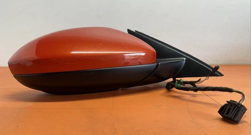 Right Mirror | 2019 - 21 VW Jetta Blind Spot Heated W/O Turn Signal OEM Orange