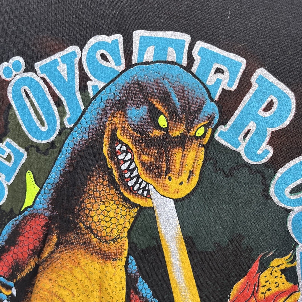 T-shirt Godzilla Blue Oyster Cult - Fruit Of The Loom, Noir, Taille US (Homme)