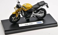 Blitz Versand Honda Hornet Gelb Yellow Welly Motorrad Modell 1:18 Neu & Ovp