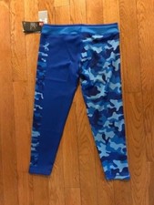UNDER ARMOUR Girl's Reversible Crop Pants Blue Size Youth XL NWT MSRP 54.99