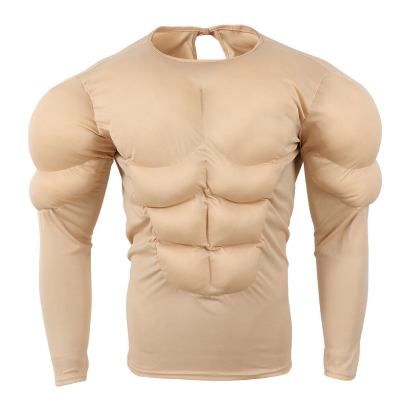 Ripped Muscles, six pack, chest T-shirt' Men's Longsleeve Baseball