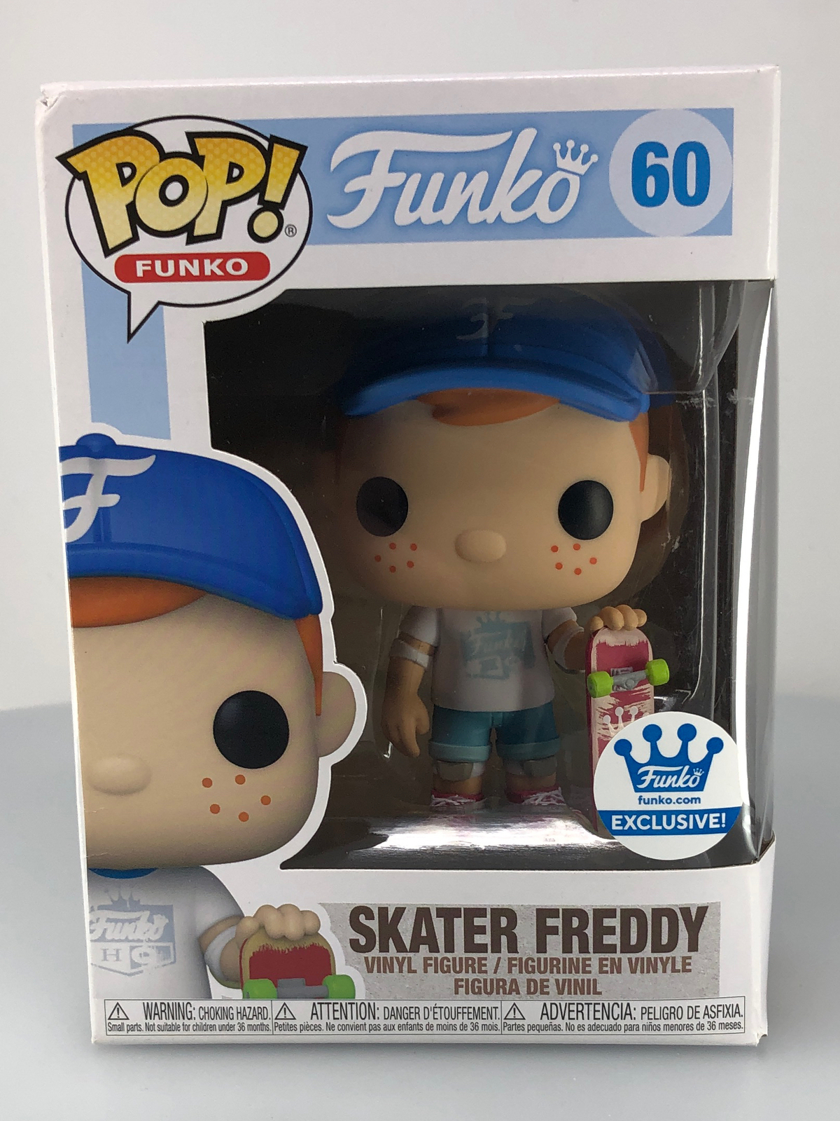 Funko Pop! Freddy Funko Skater Freddy #60 Vinyl Figure Damaged