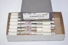 Vintage NEW Lot of 11 Fisher Scientific FisherBrand Capillary Pipettes 13-645-27