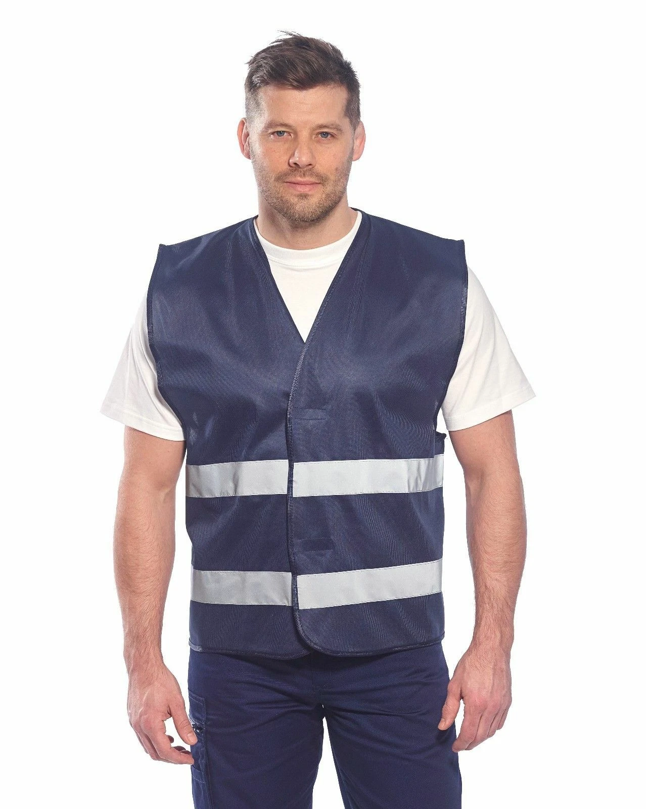 Portwest F474 Iona Lightweight Cooling Safety Vest with 2 Band Reflective Tape - product detail image 1