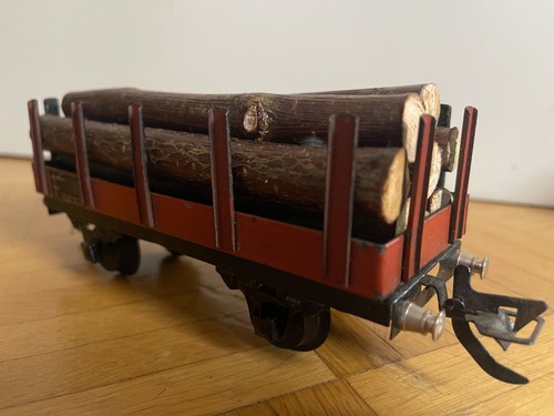 Zeuke Spur 0 Rungenwagen mit Ladegut Holz Z3 ohne VP - Picture 3 of 6