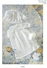697 BABIES CHRISTENING LAYETTE 0 TO 9 MONTHS 4PLY VINTAGE KNITTING PATTERN COPY