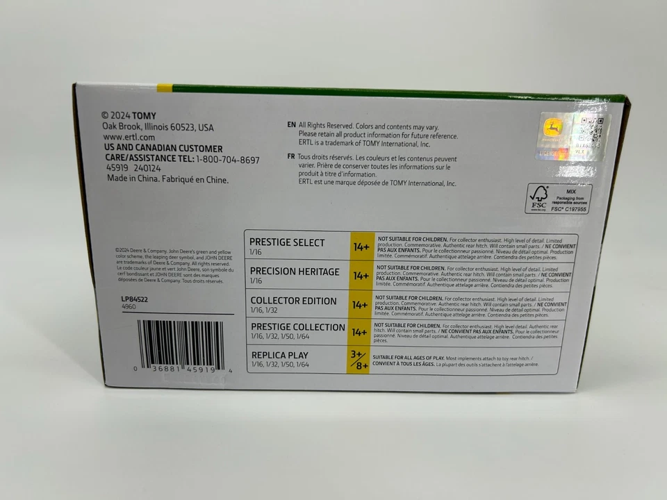 NEW John Deere ERTL 1/32 4960 Prestige Collection Die Cast Replica - LP84522 - Image 4 of 4