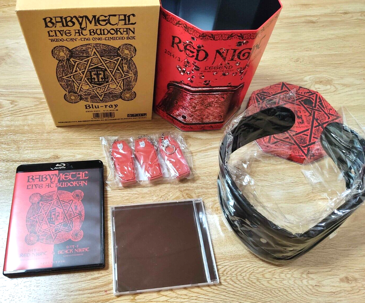 babyl budokan 武道缶 新品未使用 BABYMETAL LIVE AT BUDOKAN THE ONE LIMITED BUDO-CAN Blu-ray corset+