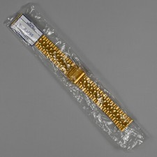 NOS Citizen Men  s Gold Tone 18mm Bracelet Band 59-R1296 for Watches 4-S022835 