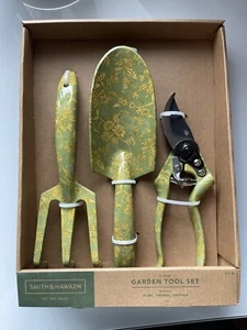 Les femmes & Bûcheron 3 Ensemble d'outils de jardin de pièces. Comprend fourche, truelle et snipper.