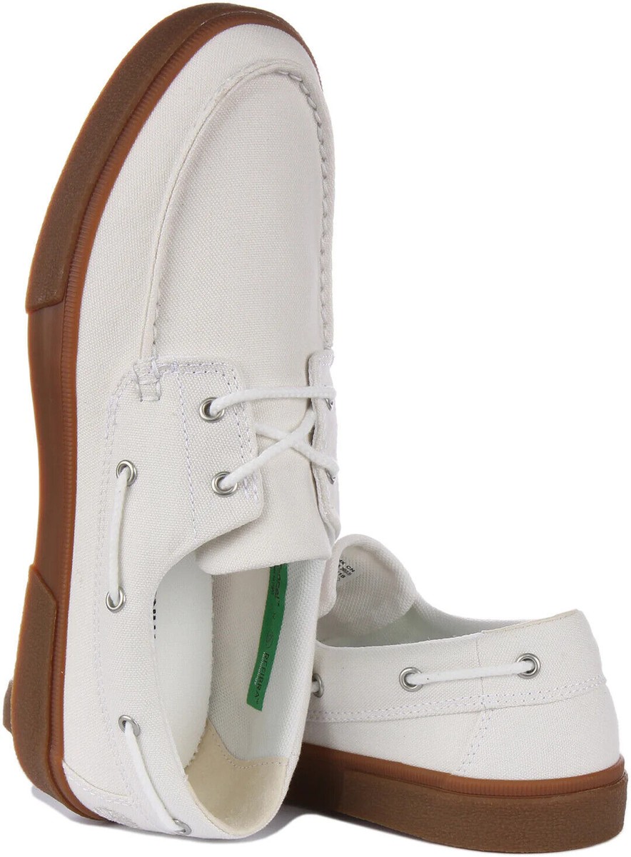 【未使用】Timberland BOAT SHOE 男性用 25cm TIMBERLAND MEN'S UNION WHARF BOAT SHOES IN WHITE CANVAS