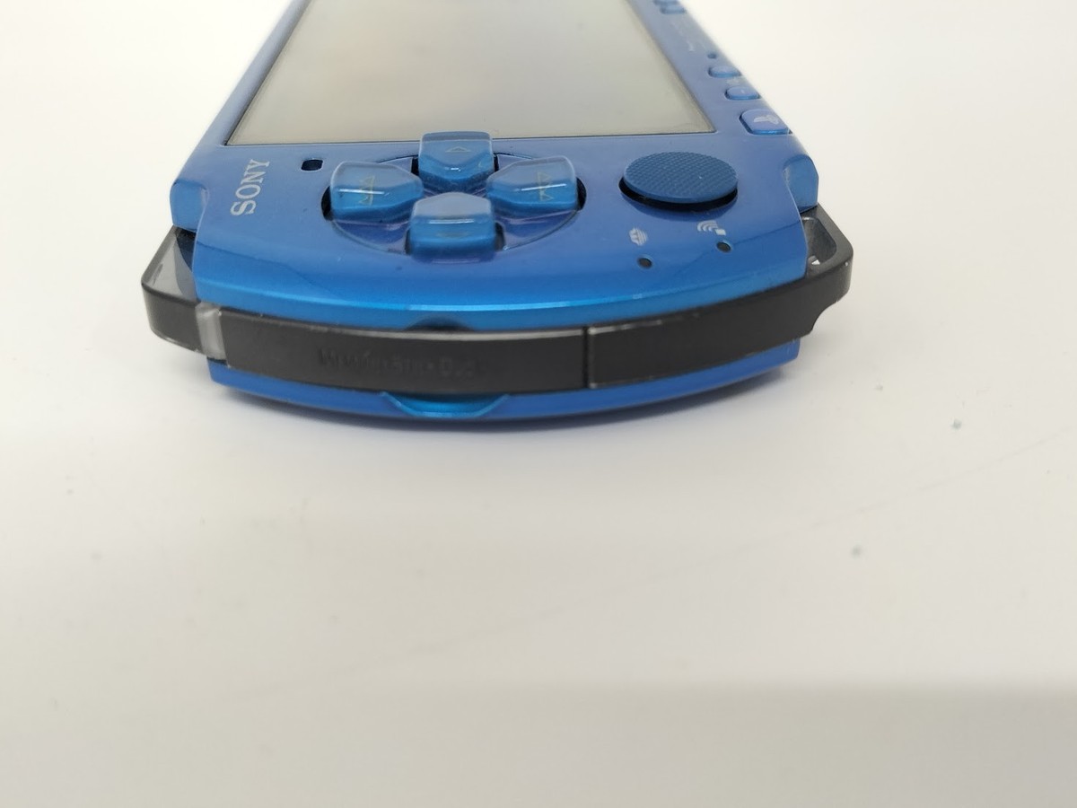 B5564 Sony PSP 3000 console Vibrant Blue Handheld system Japan fx