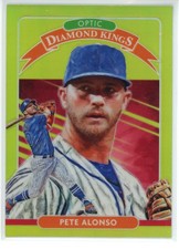 2020 Panini Donruss Optic Diamond Kings Retail Lime Green Prizm Pete Alonso #7