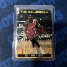Michael Jordan Sports Illustrated for Kids 1985 Rookie of the Year Card RARE. rookie card picture