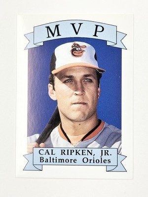 1992 AAMER CAL RIPKEN JR 1991 MVP /10000 Orioles, HOF, NNO Promo - Sample Rare! 