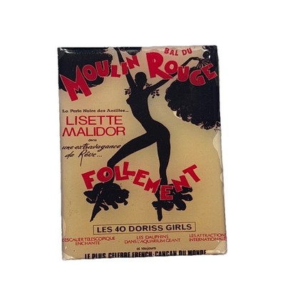 Vintage Moulin Rouge Magnet Vintage Advertisement