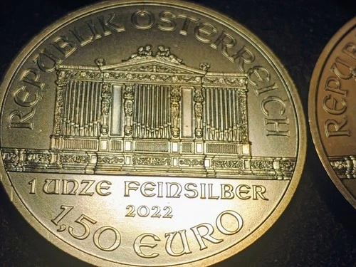 Lot Of 4 2022 Austrian Philharmonic 1oz .999 Fine Silver BU 1.50 Euro