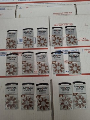 120 Rayovac Extra Size 312 Hearing Aid Batteries NEW Good Till 07/2029. 15 Packs