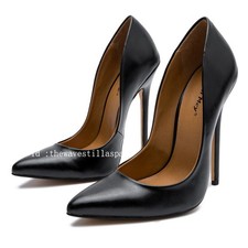 Women's Patent Leather High Heels Pointed Thin High Heels Party Shoes