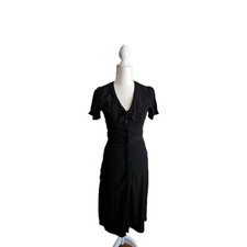 Monoprix Femme Women's Size EU 36 Black Midi Dress