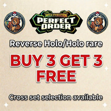 POKEMON - PERFECT ORDER REVERSE & HOLO RARE SINGLES - CHOOSE YOUR CARD