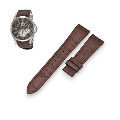 Premier 7D56-0AA0 SNP025P1 21mm Brown Leather Watch Strap For Seiko