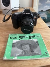 Canon EOS Rebel 35mm SLR Film Camera With 35-80mm 1:4-5.6 Lens