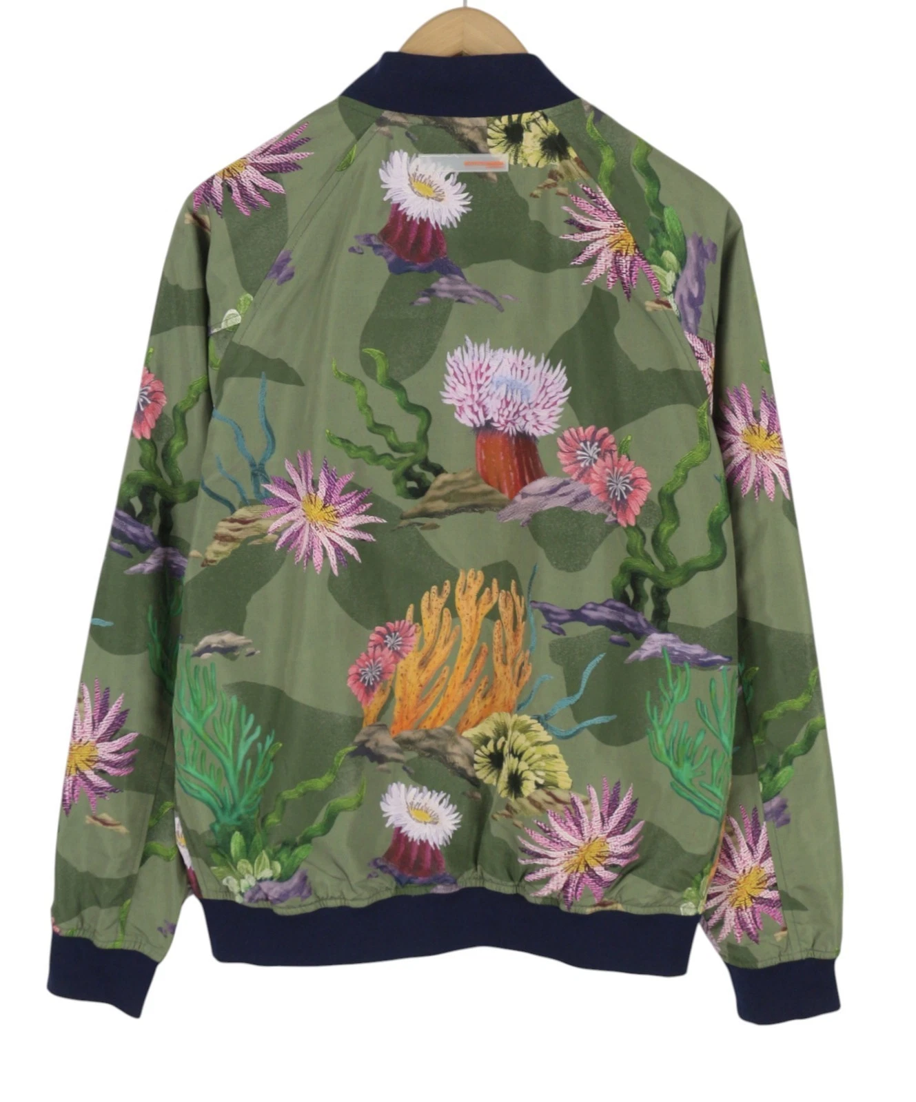 SCOTCH & SODA Men Jacket M Patterned Reversible Lightweight Zip Bomber DDP image 6