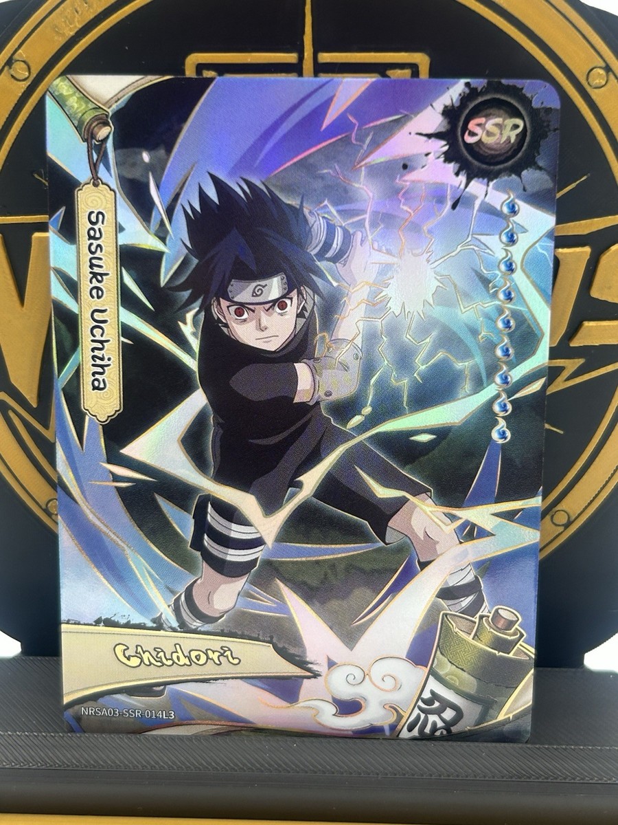 Kayou Naruto Sasuke Uchiha SSR Chidori Card NRSA03 SSR 014L3 | eBay