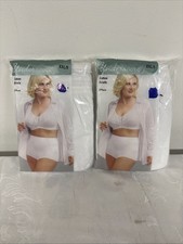Underscore 3 Pack Womens XXL/9 Nylon Briefs Panties Variety JCPenney Granny