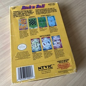 Rock 'n' Ball (Nintendo Entertainment System, 1990) NES Box Game Foam