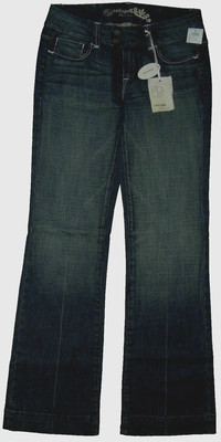 NWT NEW Women REFUGE Size 9 Leg34 Blue HEAVY Stretch DENIM JEANS Low BOOT