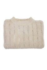 Zara Girls Long Sleeve Round Neck Knit Sweater Nude Size 12Y