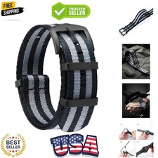 Nylon Watch Band Thick G10 Ballistic Nylon Multicolor Replacement Watch Stra...