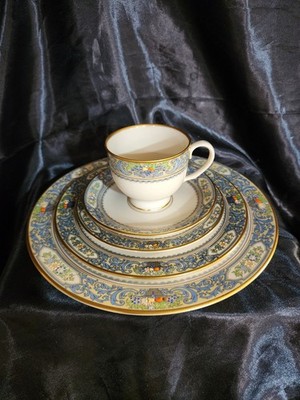 Lenox AUTUMN Presidential Collection 5Pc Place Setting 24k Gold Trim Vintage