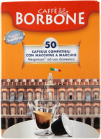 Kaffee In Kapseln 50Pcs Miscela Suprema Nespresso Caps - Caffe Borbone