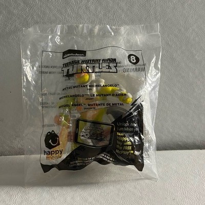 2016 McDonald's TMNT Metal Mutant Michelangelo #8 Toy