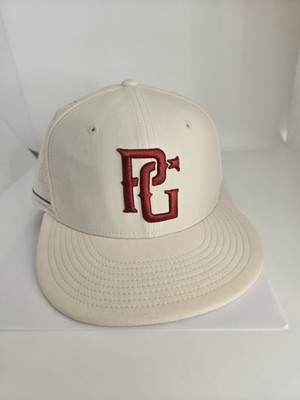 Perfect Game Hoffman Beige PG Select Baseball Festival Fitted Baseball Cap S/M
