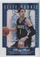 2012-13 Elite Elite Rookie Aspirations Blue Die-Cut 44/99 Alexey Shved #242 1b8