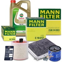 Mann-Filter Inspektionspaket FÜR Opel Astra K B16 +Sports Tourer 1.0 1.4 +Turbo