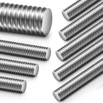 4 Pcs 1/2''-13 Fully Threaded Rod, 36'' Length, 304 Stainless Steel Long Thread...