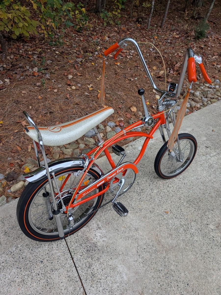 orange krate schwinn bicycle SCHWINN 1968 ORANGE KRATE Bicycle 5 speed STINGRAY 20 inch Bike ORIGINAL