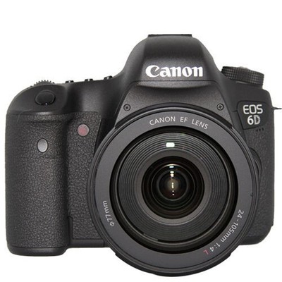 Canon EOS 6D 20.2 MP Digital SLR Camera - Black (with EF L IS USM