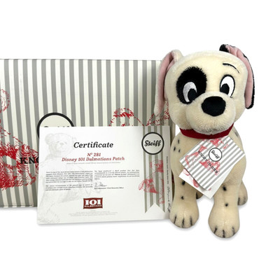 Steiff Disney 101 Dalmatians Patch Plush Dog Limited Edition #281/2000 w/ COA
