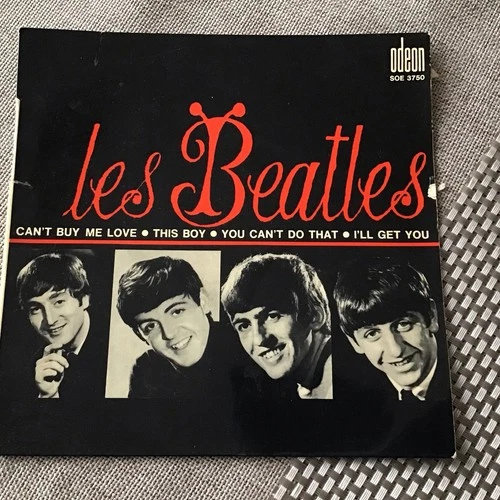 Les Beatles Odeon EP SOE 3750 COVER ONLY NO VINYL RECORD