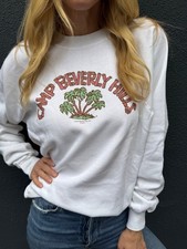 1980s VINTAGE 80s CAMP BEVERLY HILLS RAGLAN SWEATSHIRT ADULT SZ L T-SHIRT 70s